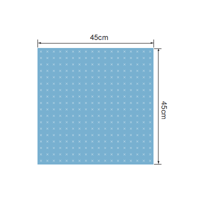 SecurePlus® Plain Drape; 45X45CM; Sterile; Single use;
