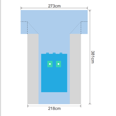 Bilateral Extremity drape 273x381X218; Sterile; Single use;