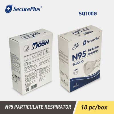 SecurePlus N95 Particulate Respirator 10Box,  10pc/ Box , AUD:0.90/pc
